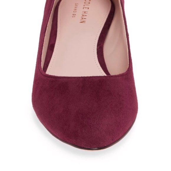 Cole Haan Kathryn Vine Purple Wedge Pump Heels 6.5 - Picture 4 of 14